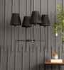 Dodie 4 Lt Black Chandelier