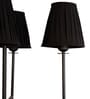Dodie 4 Lt Black Chandelier