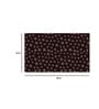 Dog Paw Path Brown Fabric Place Mat