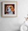Dog Prortait Handmade Acrylic Paint On Canvas Unframed