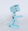 Little Dog Lamp In Blue Finish
