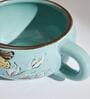 Dolomite Hummingbird 100ml Blue (Set of 2) Ceramic Tea Cup & Saucer Set