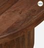 Dolomite Mango Wood Coffee Table  In Walnut Finish