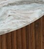 Dolomite Mango Wood Coffee Table Set In Walnut Finish