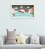 Engineered Wood Dolphin Sunshine Wall Panel In Green