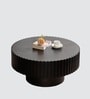 Dom Fluted Coffee Table in Black Colour