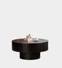 Dom Fluted Coffee Table in Black Colour
