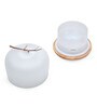 Dome Glass & Rubber Wood Aroma Humidifier