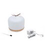 Dome Glass & Rubber Wood Aroma Humidifier