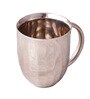 Dome 400ml Silver Stainless Steel (Set of 2) Coffee Mug