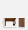 Domino Study Table in Leon Teak Finish