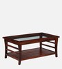 Domitz Sheesham Wood Coffee Table In Honey Oak Finish