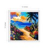 Dona Paula Beach Handmade Acrylic Paint On Canvas Unframed