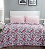 Inhouse Donatella 100GSM Superfine Cotton Alyssa Red Double Quilt