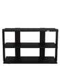 Donato Open Shoe Rack in Classic Black Finish