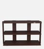 Donato Open Shoe Rack in Flowery Wenge Finish