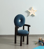Donut Solid Wood Infant Chair in Blue & Brown Finish