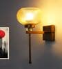 Doom MF Amber Glass Crystal Wall light