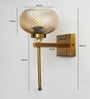Doom MF Amber Glass Crystal Wall light