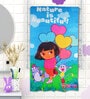 Dora Multicolor 350 GSM Cotton Kids Towels