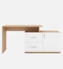 Dora Study Table In Beige And White Finish Dora Study Table In Beige And White Finish