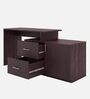 Dora Study Table In Dark Wenge Finish Dora Study Table In Dark Wenge Finish
