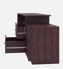 Dora Study Table In Dark Wenge Finish Dora Study Table In Dark Wenge Finish