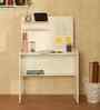 Dora Study Table in White Colour