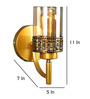 Dorada Gold Metal Wall Light
