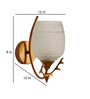 Dorada Gold Metal Wall Light