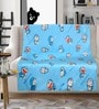 Doraemon Reversible Blanket & Sofa Cover in Multicolour