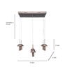 Amaze Brown Metal LED Ceiling Lights