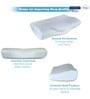 Flakes Orthopedic Memory Foam 21 x 12 Inch Pillow