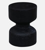 Dornel Cement stool In Scratch Resistant Black Colour