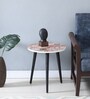 Dornel Metal End Table In Scratch Resistant Multicolour Digital Print