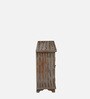 Dornel Solid Wood Sideboard In Scratch Resistant Grey Distress Finish