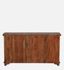 Dornel Solid Wood Sideboard In Scratch Resistant Grey Distress Finish
