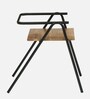 Tiberi Metal Cafe Chair in Black Colour (Set of 2)