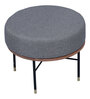 Dotto Metal Seating Stool in Grey Colour
