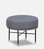 Dotto Metal Seating Stool in Grey Colour