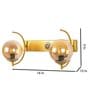 Double Metal Novelty Wall Light (Gold)