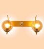 Double Metal Novelty Wall Light (Gold)