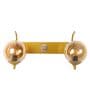 Double Metal Novelty Wall Light (Gold)