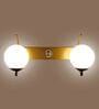 Double Metal Novelty Wall Light (Gold)