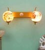 Double Metal Novelty Wall Light (Gold)