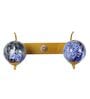 Double Metal Novelty Wall Light (Gold)