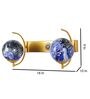 Double Metal Novelty Wall Light (Gold)