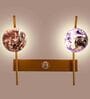 Double Metal Novelty Wall Light (Gold)