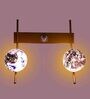 Double Metal Novelty Wall Light (Brown)