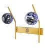 Double Metal Novelty Wall Light (Gold)